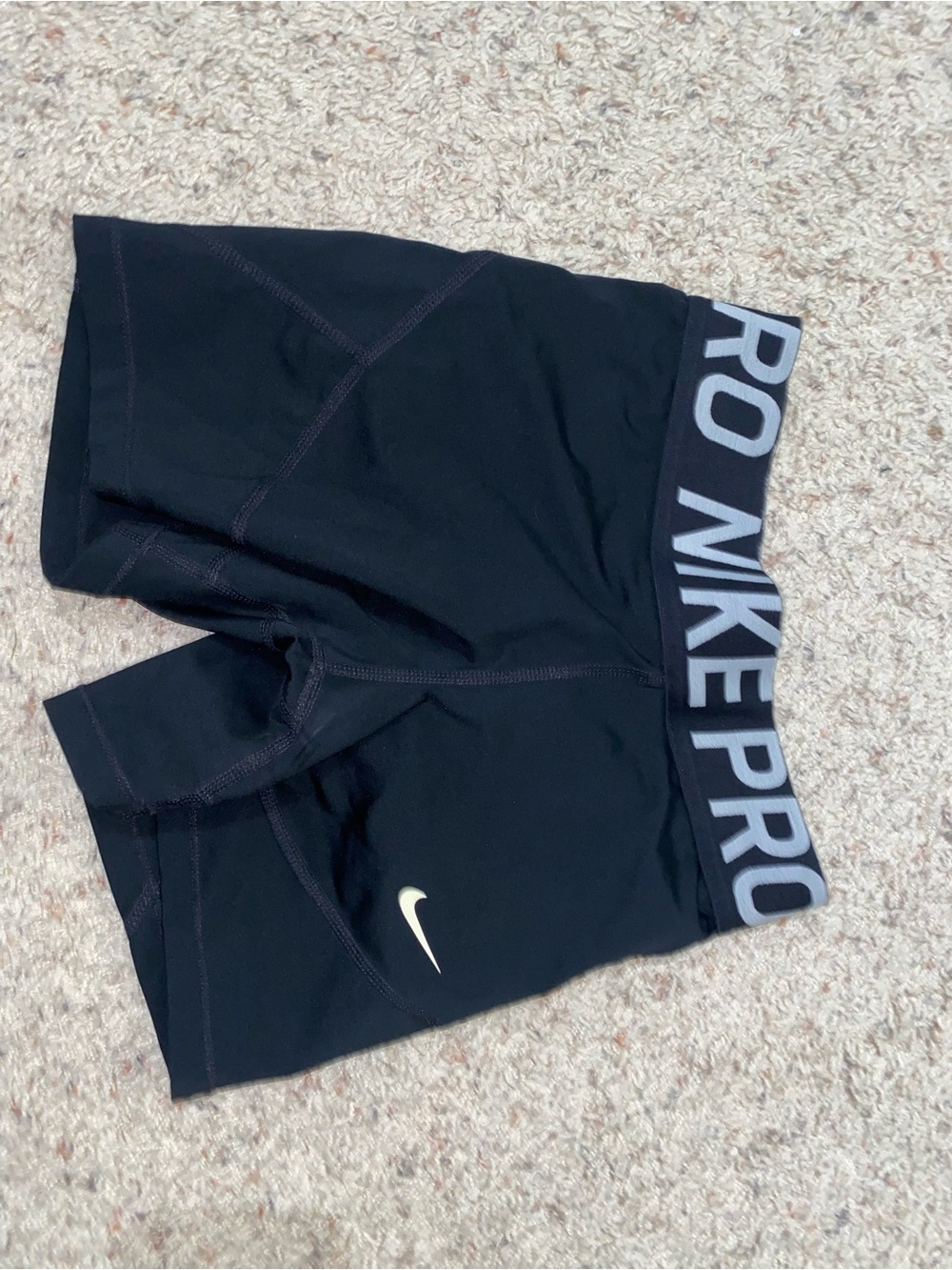 Nike Black Pro Elastic-Waist Performance Shorts